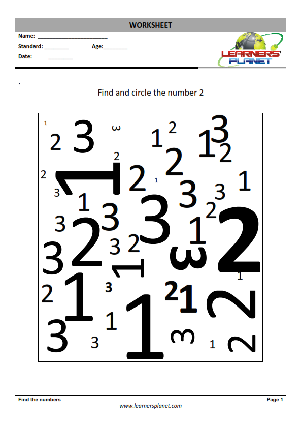 free printable counting activities for kindergarten